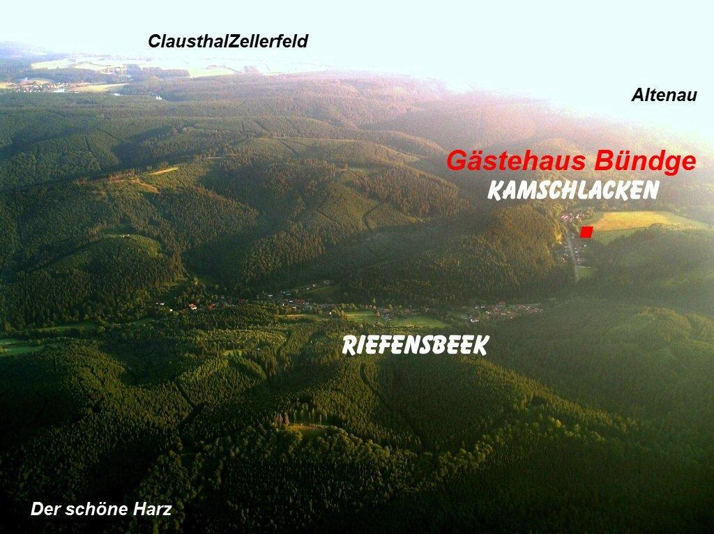 Gaestehaus Buendge Kamschlacken Exteriér fotografie