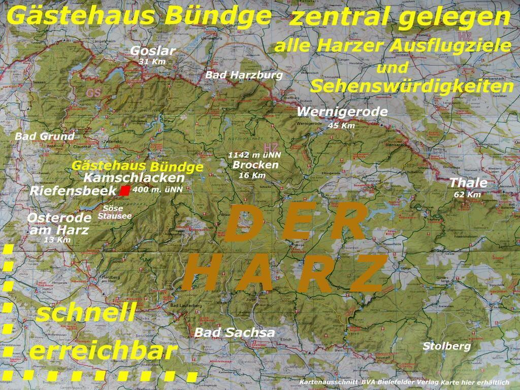 Gaestehaus Buendge Kamschlacken Exteriér fotografie